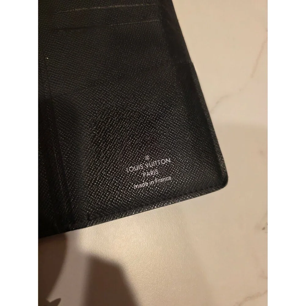 Louis Vuitton Damier Graphite Long Wallet Black Gray Made in France